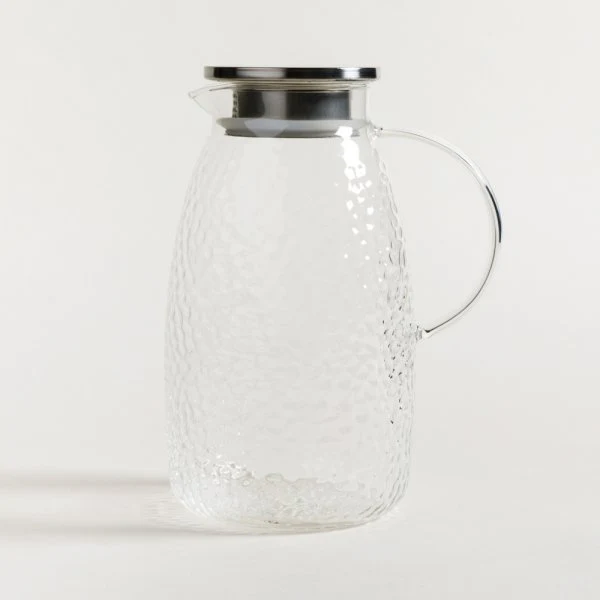 Jarra de vidrio bombe martille tapa de acero – 2200 ml