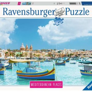 Rompecabezas Malta Mediterranea 1000 Piezas Ravensburger