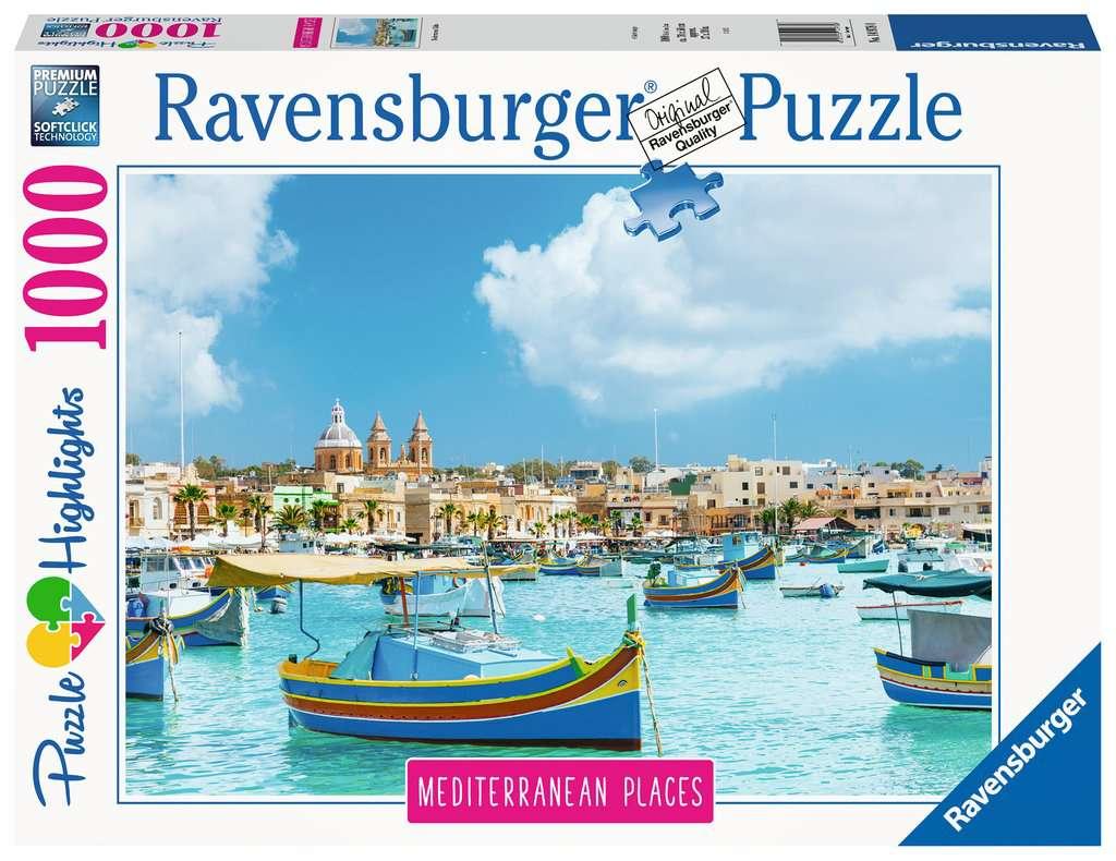 Rompecabezas Malta Mediterranea 1000 Piezas Ravensburger