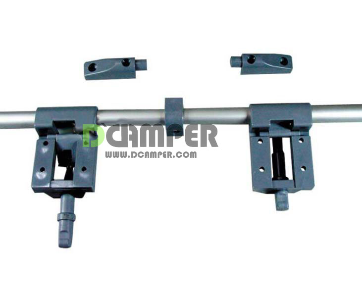KIT SOPORTE PARED MESA EXTRAIBLE GRIS