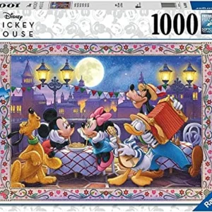 Rompecabezas Cena Romatica Mickey Y Minnie 1000 Piezas Ravensburger
