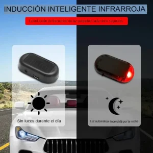 ANTIRROBO: SIMULADOR ALARMA SOLAR PARA CARRO  🚗🔴
