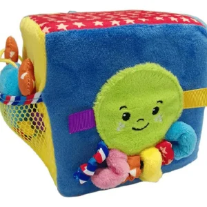 Cubo De Actividades Del Mar, Tela Suave, Texturas- Diako