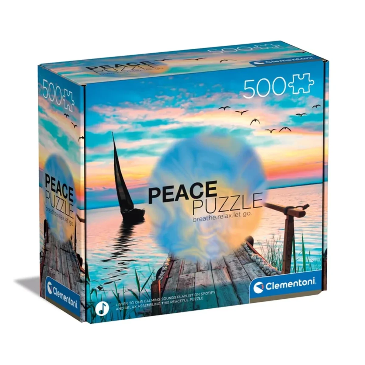 Rompecabezas Viento Relajante (Peace Puzzle) 500 Piezas - Imagen 2