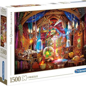 Rompecabezas Taller De Mago 1500 Piezas Clementoni