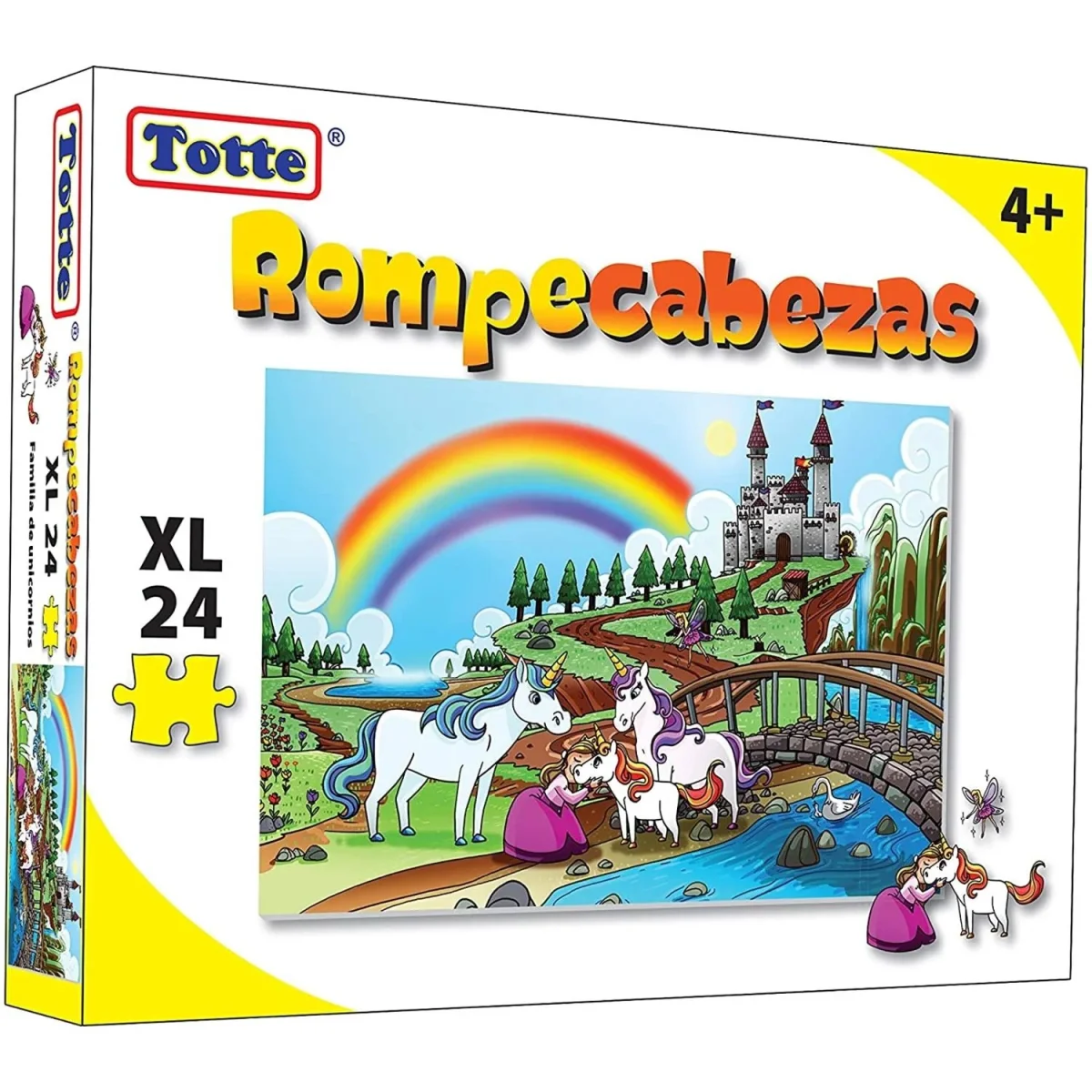 Rompecabezas Infantil Unicornios 24 Pz Totte