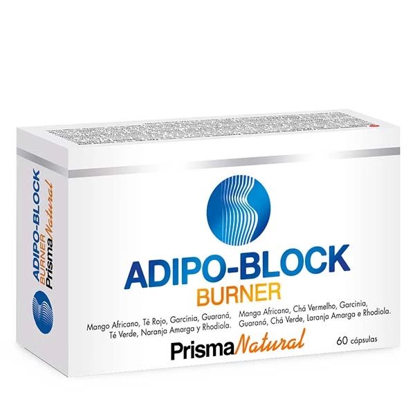 Quemagrasas Adipo Block Burner Prisma Natural 60 cápsulas – Termogénico de Mango Africano | Hecho en España