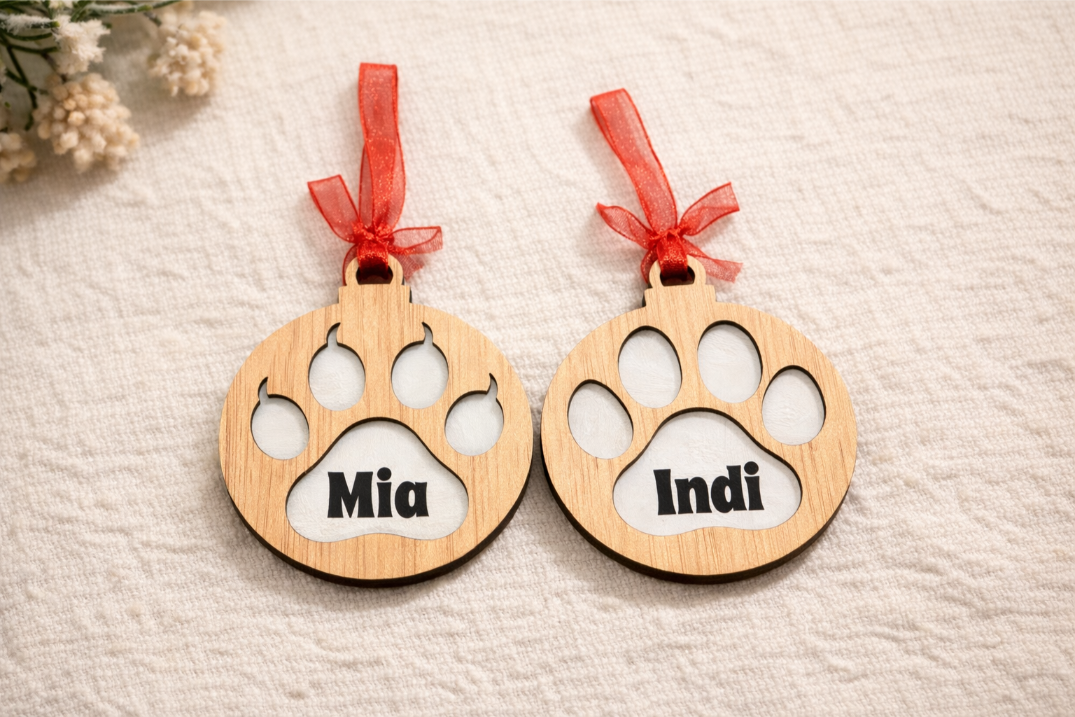 Bola Huella Mascotas Personalizada