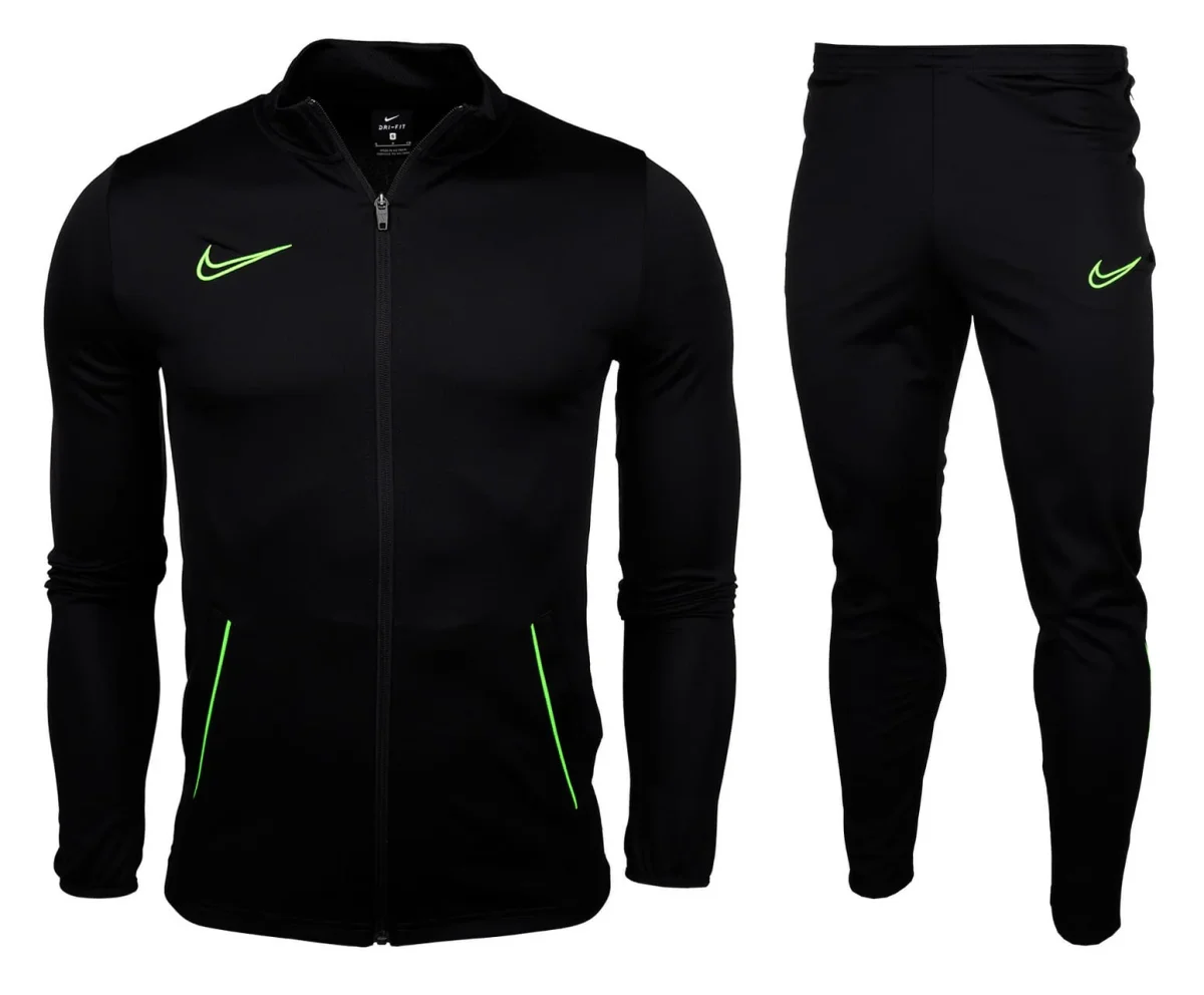 Chándal Hombre Nike Dry Academy21 Conjunto – CW6131-013 – negro verde