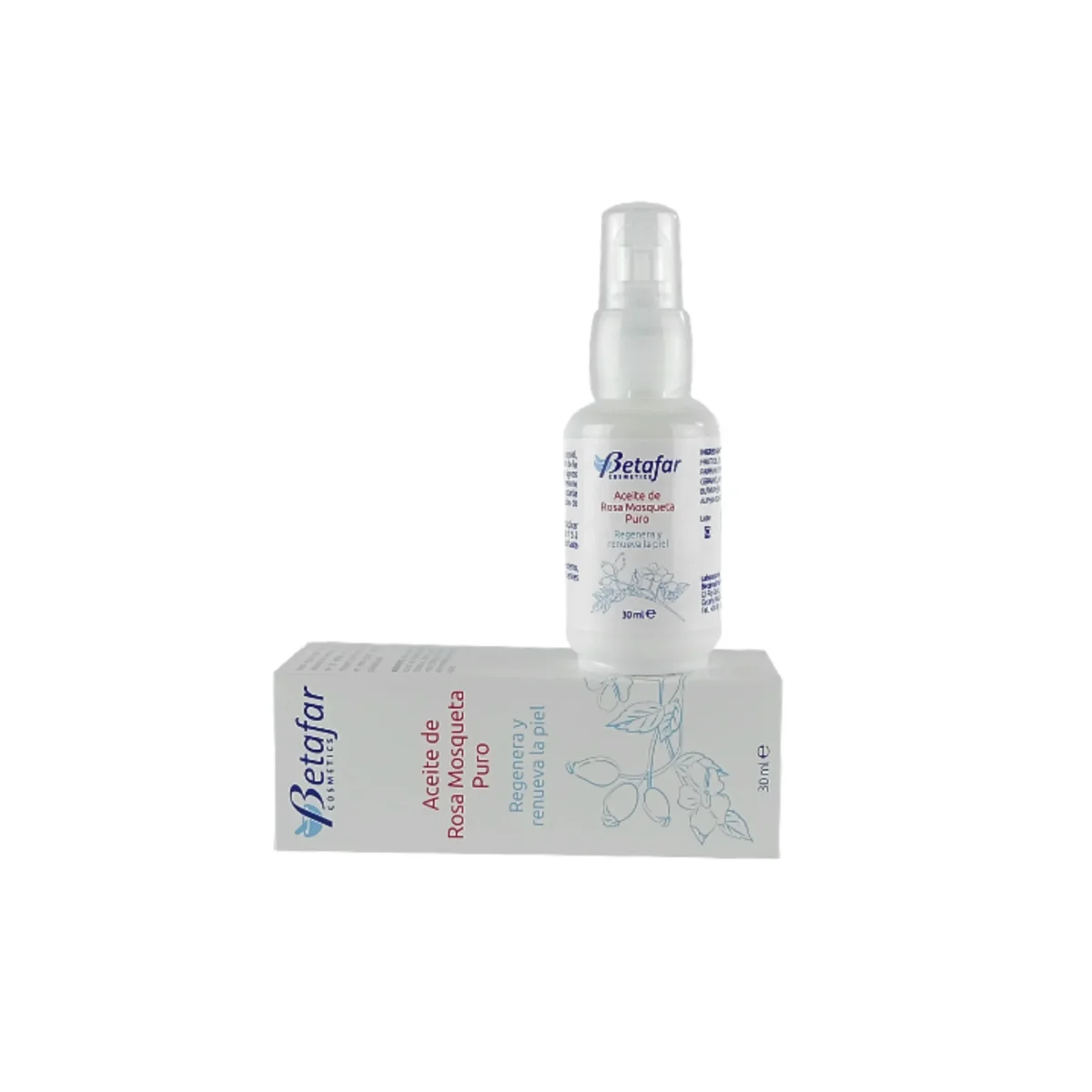 Aceite de Rosa Mosqueta Betafar 30 ml – Regenerador Facial y Corporal para Cicatrices y Manchas | Calidad Farmacéutica