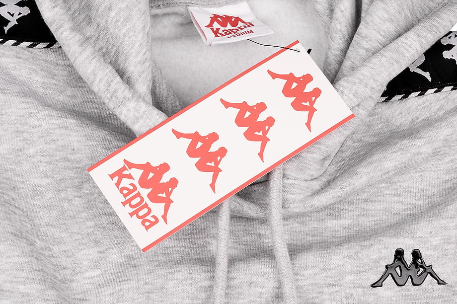 Sudadera Hombre KAPPA Igon con capucha algodón - 309043 15 41101M - gris - Imagen 3
