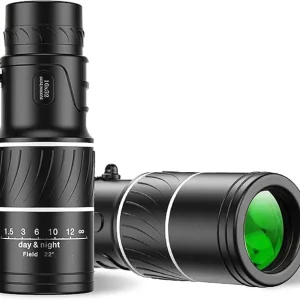 Telescopio monocular militar 16 * 52 – Nuevo telescopio monocular de enfoque dual telescopio nocturno de poca luz
