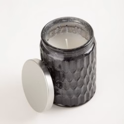 Vela sin Aroma en Pot de Vidrio Galvanizado – 3×13,7 cm