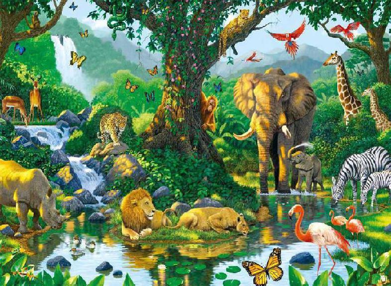 Jungla En Armonia Rompecabezas De 500 Piezas Ravensburger - Imagen 3