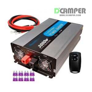 INVERSOR SOLAR 3000W ONDA PURA CON MANDO