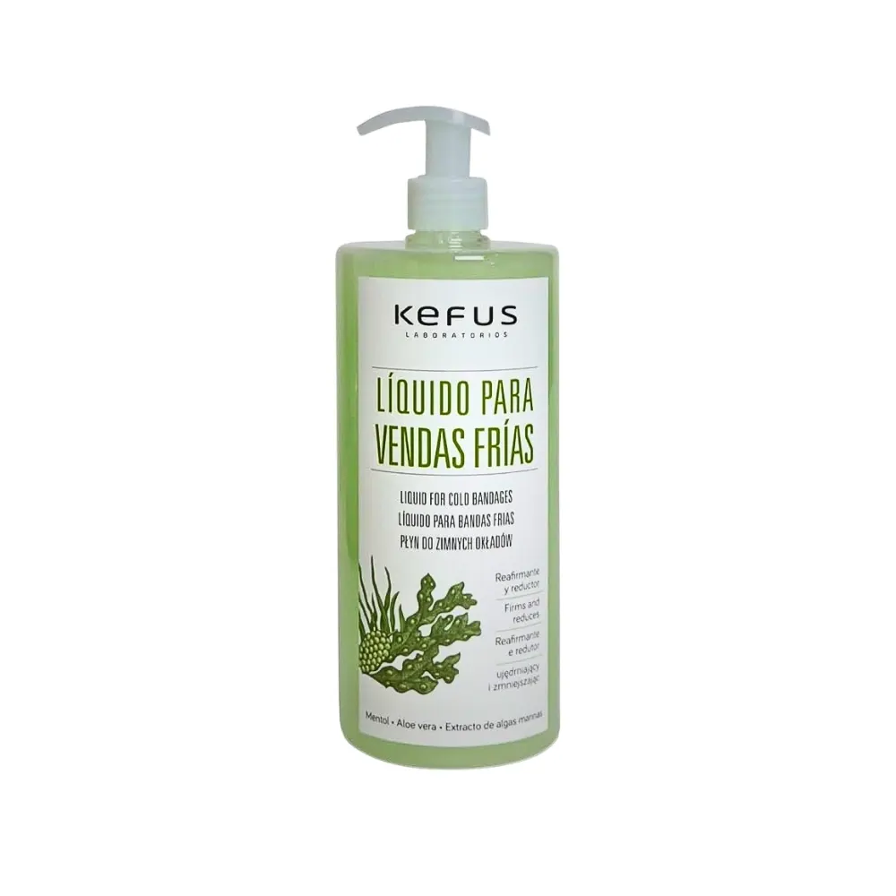 Líquido para Vendas Frías 1 L – Kefus | Efecto Frío, Drenante y Reafirmante