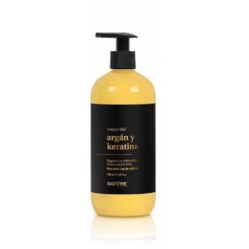 SOIVRE CHAMPÚ NUTRITIVO ARGAN Y KERATINA 1 ENVASE 500 ml