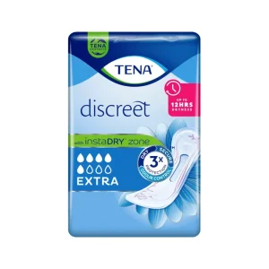 TENA Discreet Extra – 20 unidades – Compresas Femeninas para Pérdidas Moderadas